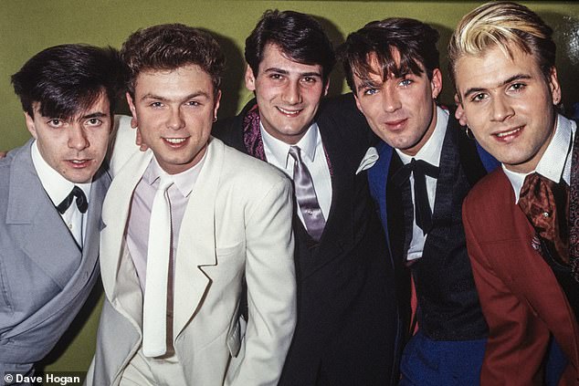 Tony shot to fame as part of Spandau Ballet in the 1980s alongside John Keeble, Gary Kemp, Roman Kemp, Martin Kemp and Steve Norman [Pictured left to right in 1983]