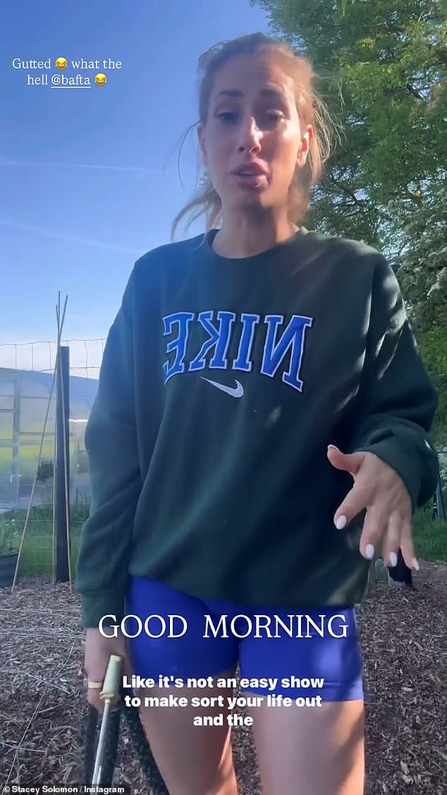 Stacey Solomon fans have branded her 'entitled' and 'big-headed' after she furiously ranted at the BAFTA judges in an Instagram post after losing out on a prize during Sunday night's 2025 BAFTA Television Awards with P&O Cruises