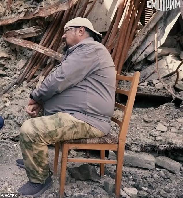The filmmakers did not shy away from showing Seagal's weight gain - a sharp contrast to the fit, martial-arts-trained figure he once embodied