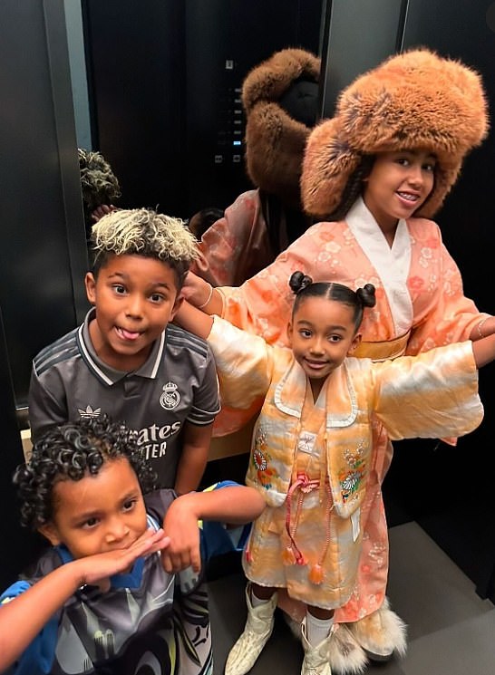 Sources say that West's children have a 'complex' relationship with their dad