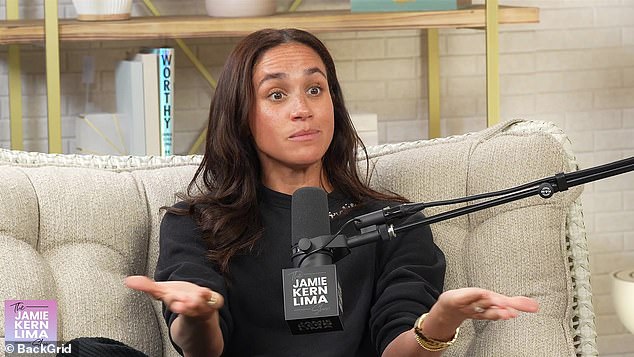 The Duchess of Sussex's use of the 'Her Royal Highness' title emerged on a podcast last week, when she was being interviewed by Jamie Kern Lima, founder of IT Cosmetics