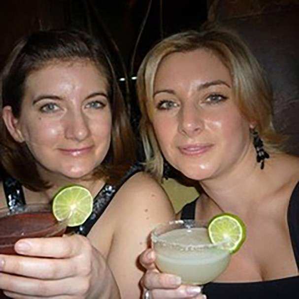 Ruth Jackson-Kirby with her sister Emma, who died 13 years ago at the age of 34