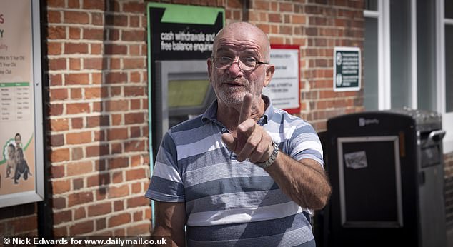 Gerry Skinell has lived in Thornton Heath for 40 years and branded it a 's***e h**e' - laying the blame at the behaviour of local youngsters