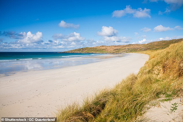 The Isle of Tiree in Scotland's Inner Hebrides has white sand beaches, dazzling seas and some of the British Isles' highest levels of sunshine to match