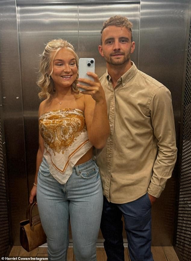 The boyfriend of Jeremy Clarkson's glamorous new farmhand Harriet Cowan is a fellow farmer she met at a Young Farmers' meeting, MailOnline can reveal