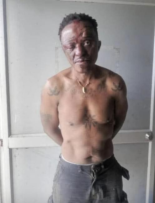 Hann (pictured) was dragged from a police station by an angry baying mob and burned alive