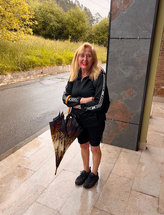 Local Maria Jesus, who lives higher up on the mountain, told MailOnline that she had also suspected something was wrong, but never thought to involve herself like Silvia did