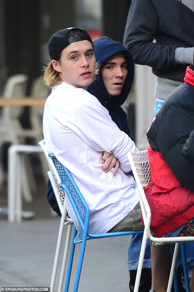 Brooklyn and Rocco Ritchie, 24, (pictured in 2016) got to know each other as young lads through their famous folks - Victoria and David, and the estranged Guy Ritchie and Madonna