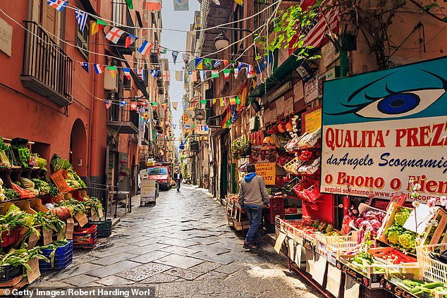 The narrowness of Naples' cobbled streets – and the necessity to dodge recklessly speeding motorbikes – makes it difficult for pedestrians to avoid bumping into one another