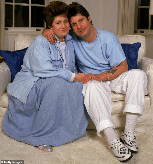 The power couple in 1987. Sharon struggled with her weight after three pregnancies following their wedding in Hawaii