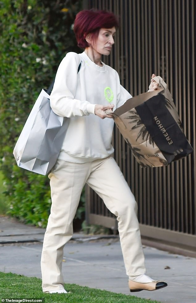 Sharon Osbourne in Los Angeles this month. She started using Ozempic at the start of 2023