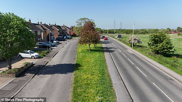 Residents living next to a bustling main road on the Isle of Sheppey have reacted with horror after a three-meter wide grass verge was listed for auction