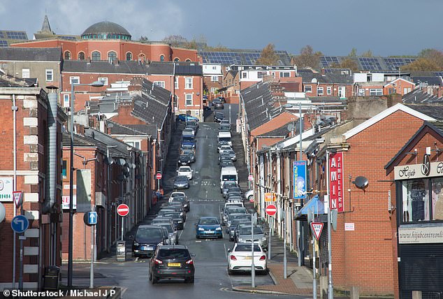 Steep rise: House prices in Blackburn with Darwen have gone up by 14.4% in a year