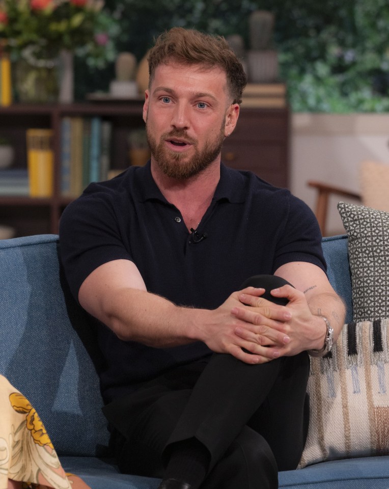 Sam Thompson on the This Morning TV show.