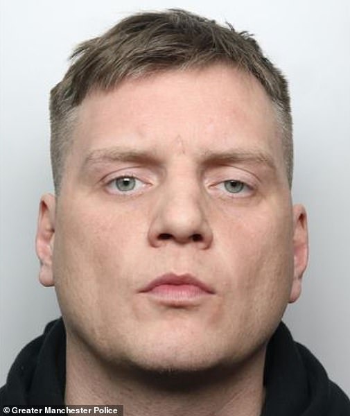 Ben Kelly, 33, hurled the glass across the bar in a shocking outburst at the Up Steps Inn in Oldham town centre - leaving the woman, who was four weeks pregnant, with a painful lump on her face
