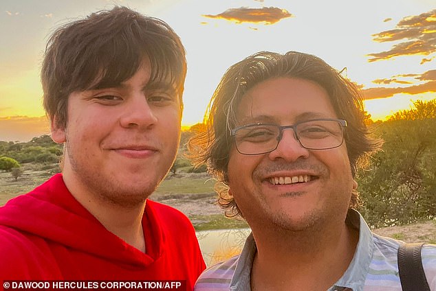 Father and son Shahzada Dawood, 48, (right) and Sulaiman Dawood, 19, (left) were killed in the implosion of the OceanGate vessel in June 2023