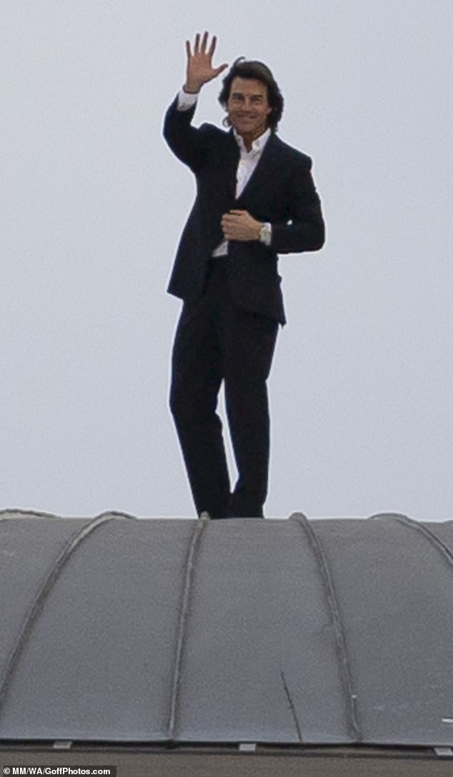 Tom Cruise appears to be going all out as he promotes the latest sequel to his blockbuster Mission: Impossible series
