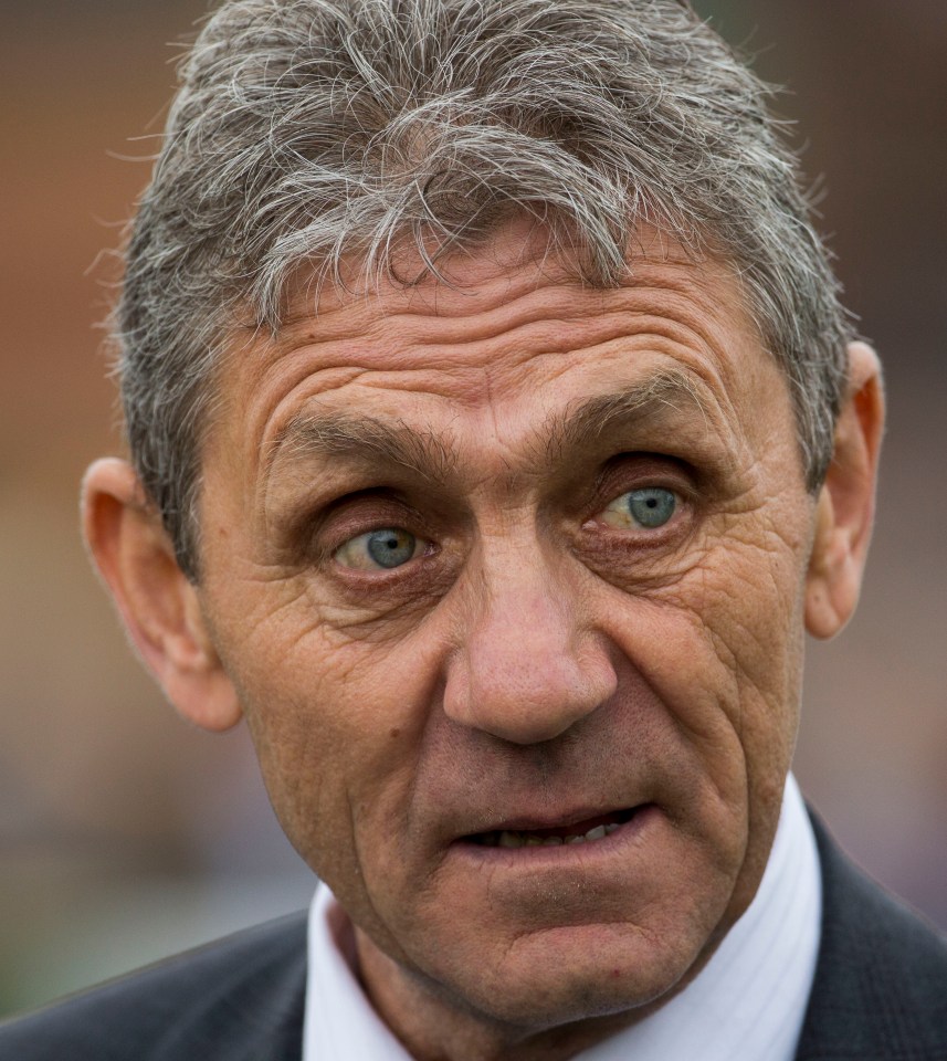 Headshot of horse trainer David Evans.