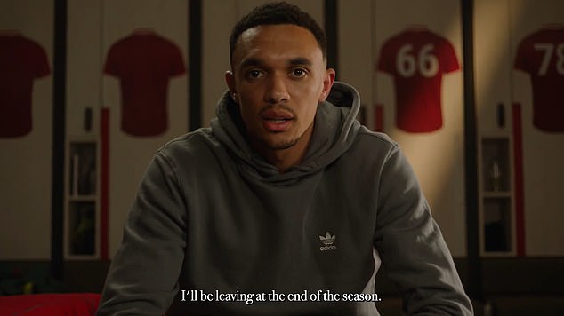 Trent Alexander-Arnold has announced his decision to leave Liverpool at the end of the season