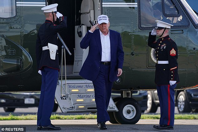 Trump said he was 'absolutely' now considering more sanctions on Russia due to Putin's behavior