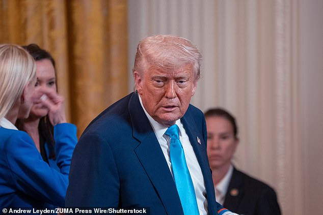 In late March, the president initially disputed claims by the 'fake news' that Musk was being allowed a glimpse at plans for a hypothetical battle ahead of the 'First Buddy' being invited to the Pentagon