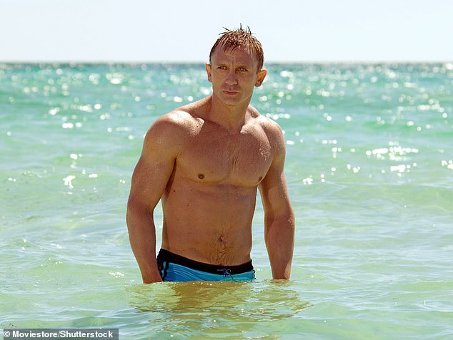 Daniel Craig appearing in the James Bond film Casino Royale in 2006