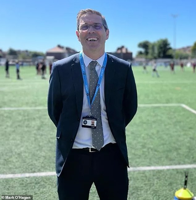 The deadly drug Ketamine is being taken by children during school hours as it's been dubbed a 'rite of passage'. Mark O'Hagan (pictured), 55, a headteacher of a school in Crosby, Liverpool warned that for many young children, taking the Class A drug has become the new normal