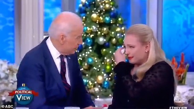 A powerful video from 2017 shows then¿former Vice President Biden consoling a sobbing Meghan McCain on The View as she discussed her father's grim cancer diagnosis