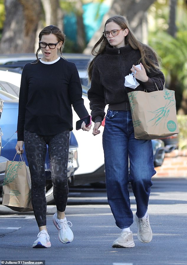 Ben Affleck, 52, and Jennifer Garner's, 53, daughter Violet, 19, recalled having a tense argument with her mom in a candid essay for Yale; Jennifer and Violet pictured May 18 in LA