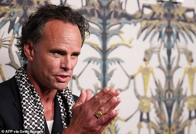 Walton Goggins, 53, dramatically 'derailed' an interview three times when he was asked about his alleged feud with his White Lotus co-star Aimee Lou Wood, 31