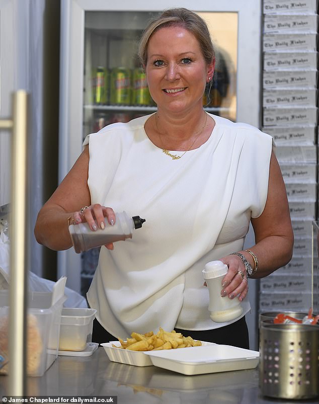 Wendy King, owner of the George Street Chip Shop, told MailOnline how the increasing number of properties being used as holiday lets 'makes it hard' to get NHS dentist appointments