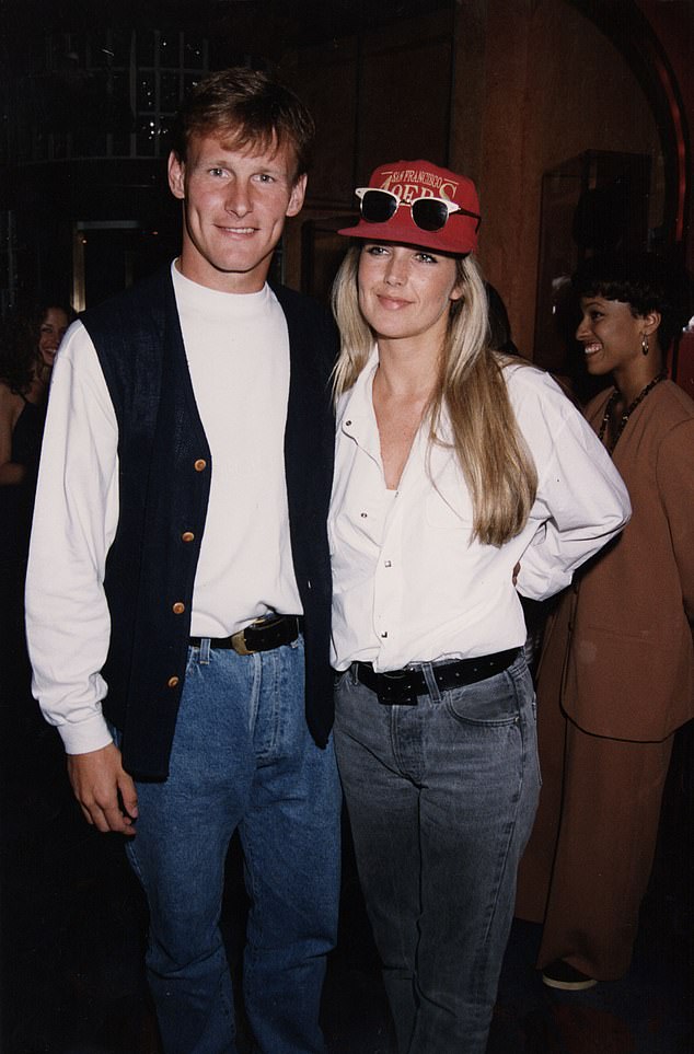 Teddy and Nicola are pictured in 1994
