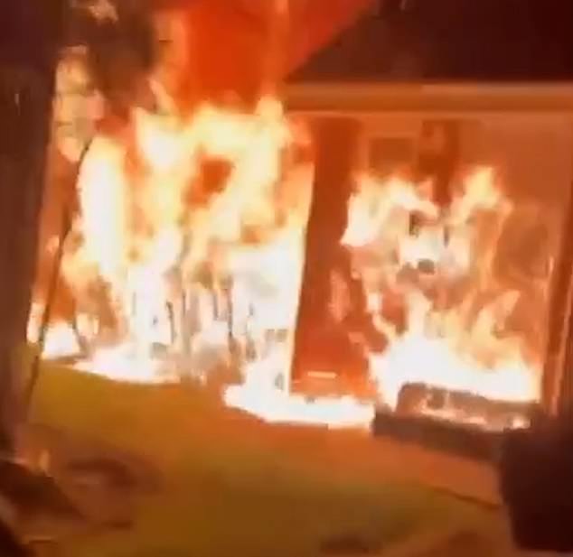 Homes and shops supposedly connected with the Daniels and Richardsons have been targeted with firebombs