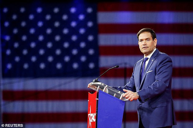 US officials have said they are keeping tabs on the developments in Connolly's case over 'concerns' they hold about free speech in Britain - it comes after it was raised with US Secretary of State Marco Rubio (pictured)
