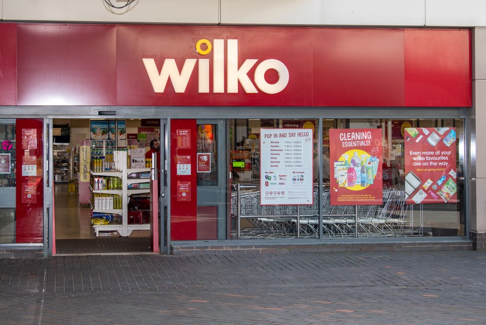 Exterior of a Wilko store in St Albans.