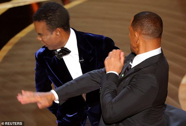 Rock was slapped by Smith after the comedian cracked a joke about the actor's wife Jada Pinkett Smith