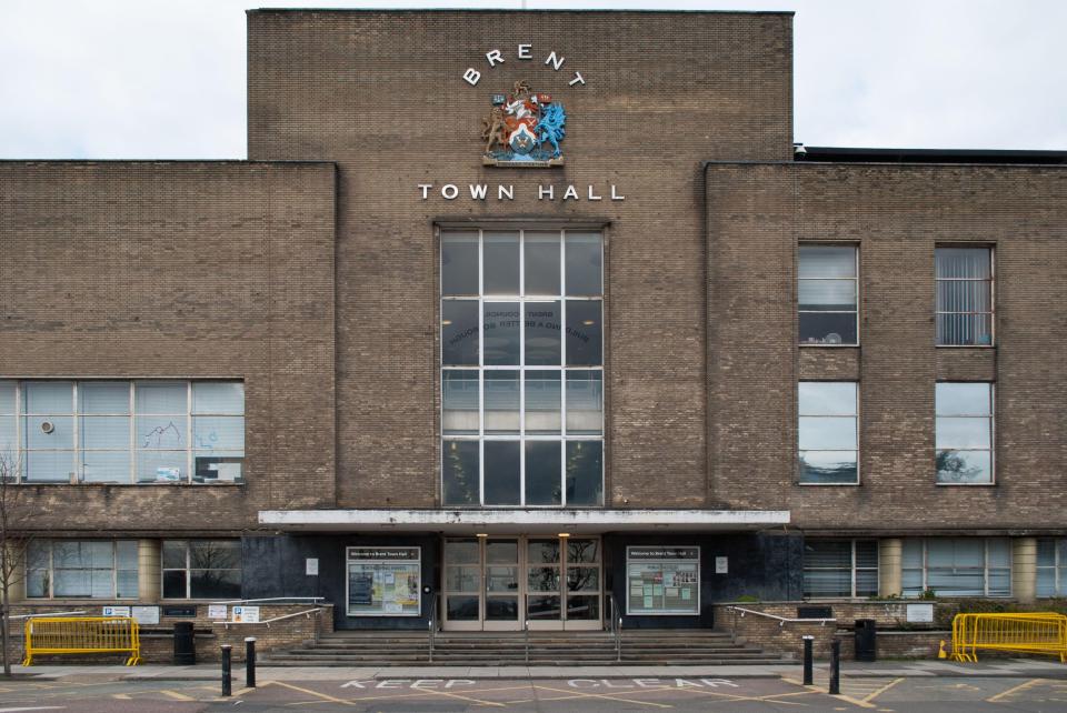 Brent Town Hall exterior.