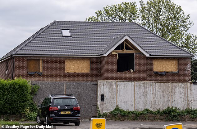 A view of the house that has been served an enforcement notice on Marlow Road in High Wycombe