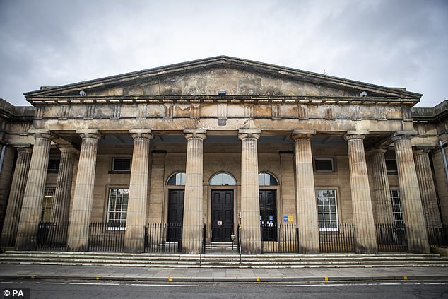 It was Greenlees' own hi-tech Polestar car which first alerted the police to him crashing while the sound of several loud bangs brought witnesses out into the street. Greenlees admitted driving dangerously and drunk while he was supposed to be staying at the Crieff Hydro Hotel in Perthshire on 14 April this year. Pictured: Perth Sheriff Court