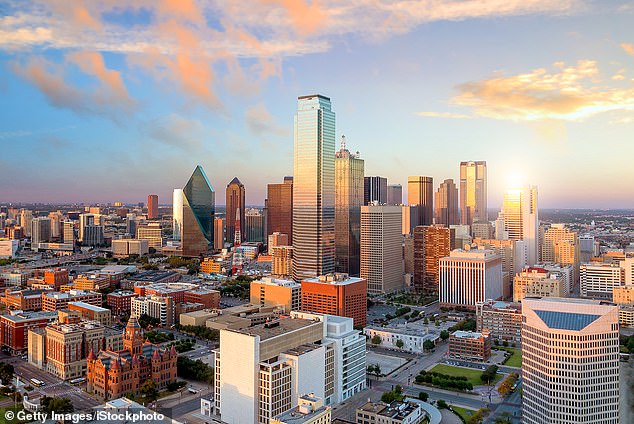 Pictured above is the skyline in Dallas, Texas, which forms part of the Dallas-Fort Worth area (stock)