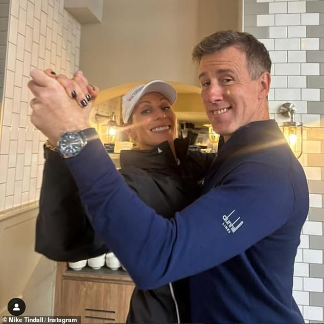 The King's niece, 43, beamed as she posed with British ballroom and Latin dancer Anton Du Beke, who is known for his work as a judge on the BBC One celebrity dancing show Strictly Come Dancing