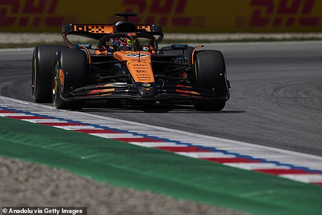 Aussie leads the F1 championship by three points ahead of teammate Lando Norris