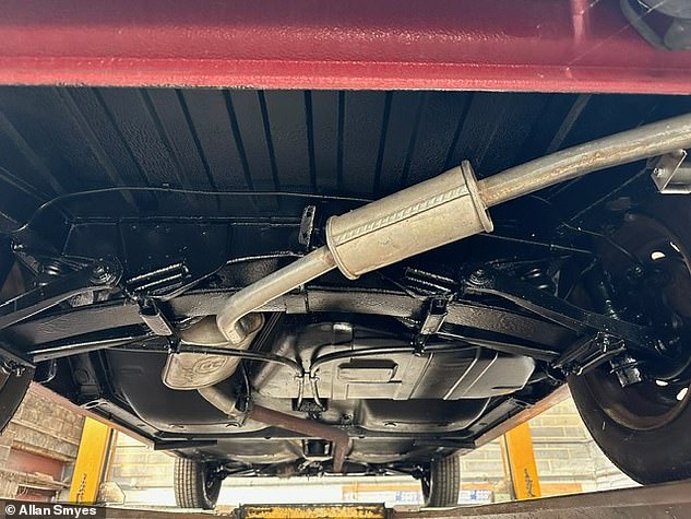 While Allan says tens of thousands Yugos sold in Britain in the 1980s rotted away, but his has always been stored inside and covered very low mileage, making it one of the best survivors there is