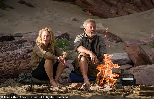 The Hollywood icon, 56, stars alongside Jason Issacs in Marianne Elliot's big-screen adaptation of The Salt Path, in which one scene sees their characters get intimate in a tent