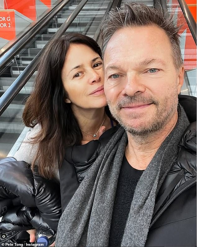 Pete and his second wife Carolina Acosta, who he married in 2006, pictured