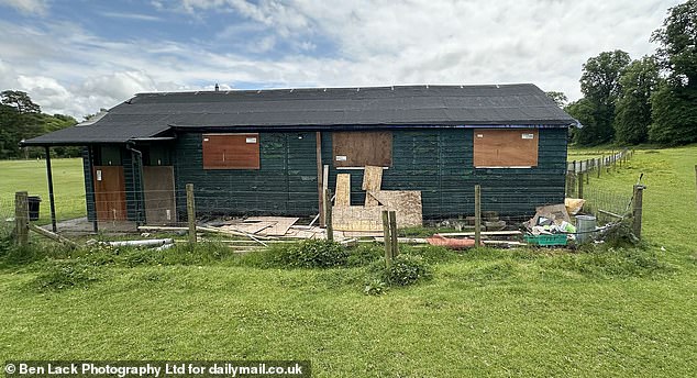So far local sporting venue, Kirkby Lonsdale Cricket club has seen its pavilion smashed up, as no windows remain in the wooden structure