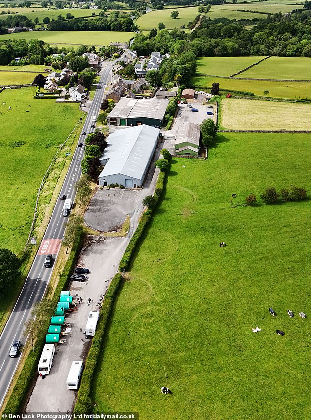 A local business park in Kirkby Lonsdale tried in vain to stop gypsies useing their car parks by blocking entrances with containers