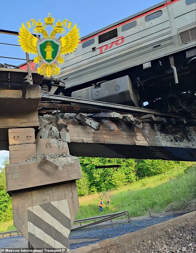 Seven people were killed and dozens injured after bridges in two separate Russian regions bordering Ukraine collapsed overnight, officials said Sunday