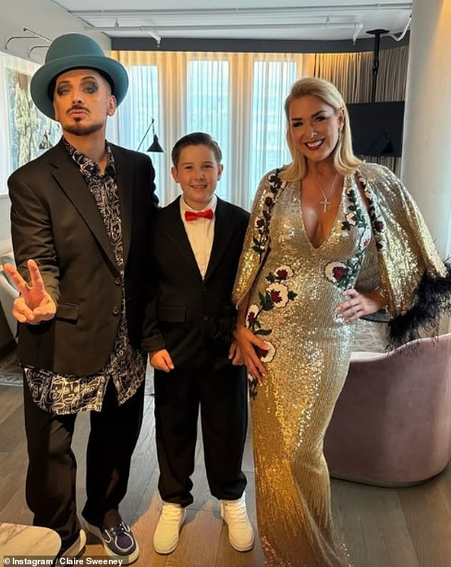 Claire Sweeney were among the huge names that were in attendance for Tony's big day, with the pair showing off their wedding looks on Instagram