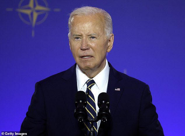 The Truth Social is the latest barb against former President Joe Biden